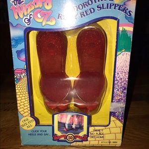 Vintage girls wizard of Oz ruby slippers